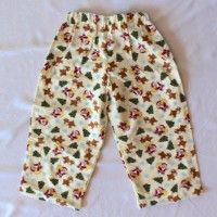Christmas Tree, Rudolph, and Santa Flannel Pants – Size 18 months