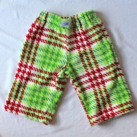 Red and Green Plaid Fleece Pants