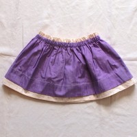 Purple Flower Reversible Skirt – Size 12 – 24 months
