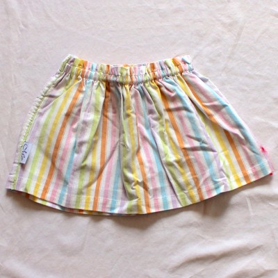 Rainbow Stripes/Purple Reversible Skirt – Size 12 – 24 months