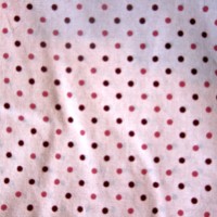 Cranberry and Dark Pink Polka Dot Nursing Cover