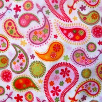 Bright Colored Flower Paisley Nursing Cover