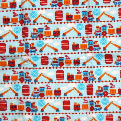 Traveling Trains Burp Cloth