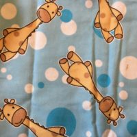 Baby Giraffes Burp Cloth